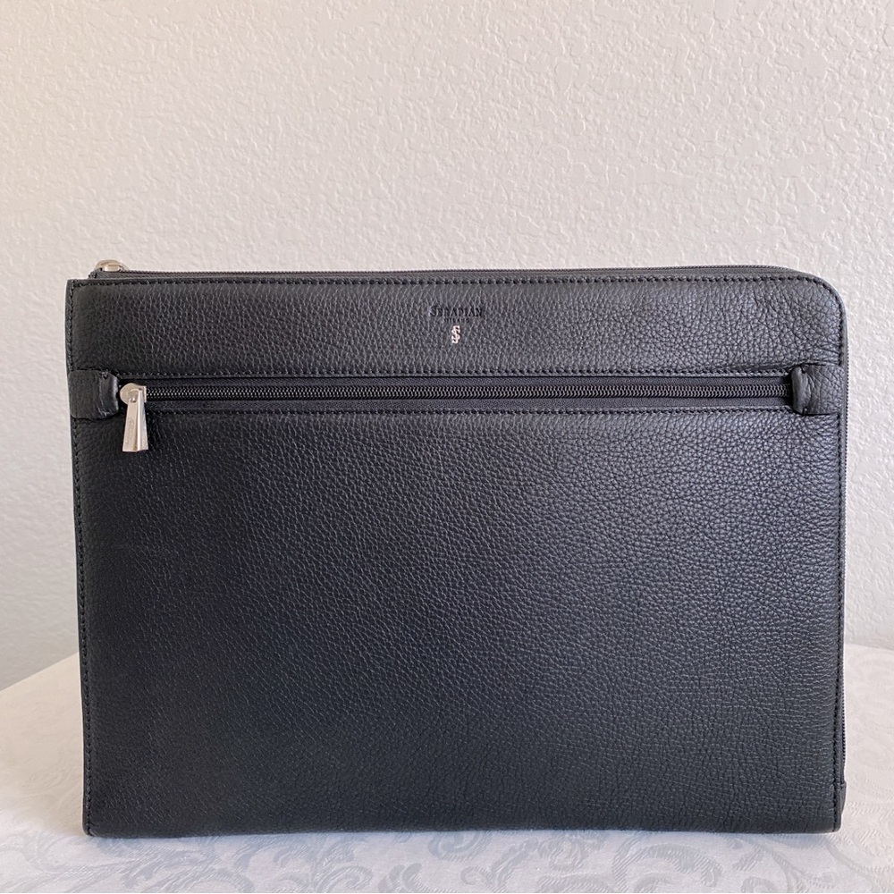 Serapian Leather Document laptop Case
